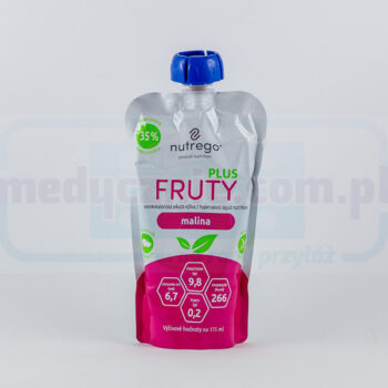 Nutrego Fruty Plus 175 ml Malinowy uzupełnienie diety