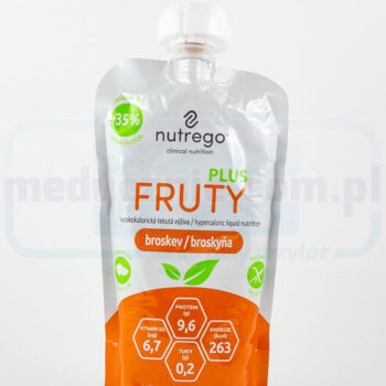 Nutrego Fruty Plus 175 ml Brzoskwiniowy uzupełnienie diety