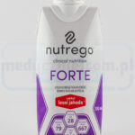 Nutrego Forte 330 ml Poziomkowy wysokokaloryczna, wysokobiałkowa dieta